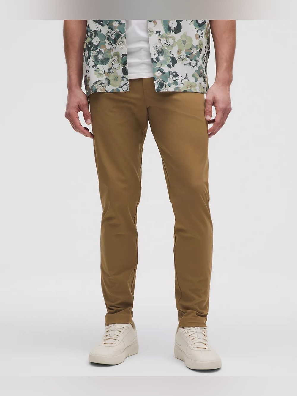 Lululemon ABC Slim-Fit 5 Pocket Pant 34L Warpstreme Camel/Artifact Size 34